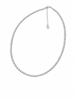 Gray Blue Akoya Pearl Pendant Necklace – S925 Silver Gold Plated, Natural Saltwater Pearl, Dainty Luxury Gift for Her.