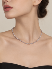 Gray Blue Akoya Pearl Pendant Necklace – S925 Silver Gold Plated, Natural Saltwater Pearl, Dainty Luxury Gift for Her.